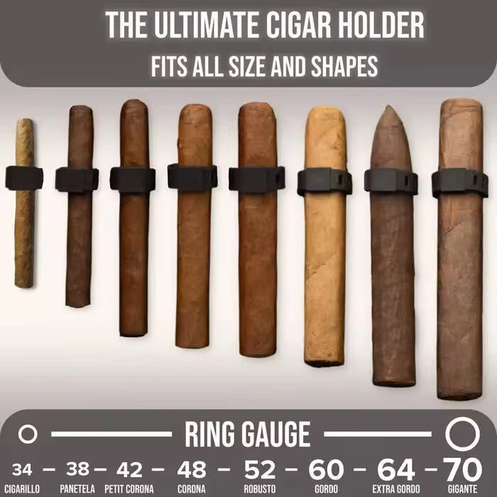 Linkswell Magnetic Cigar Holder + Cutter Set