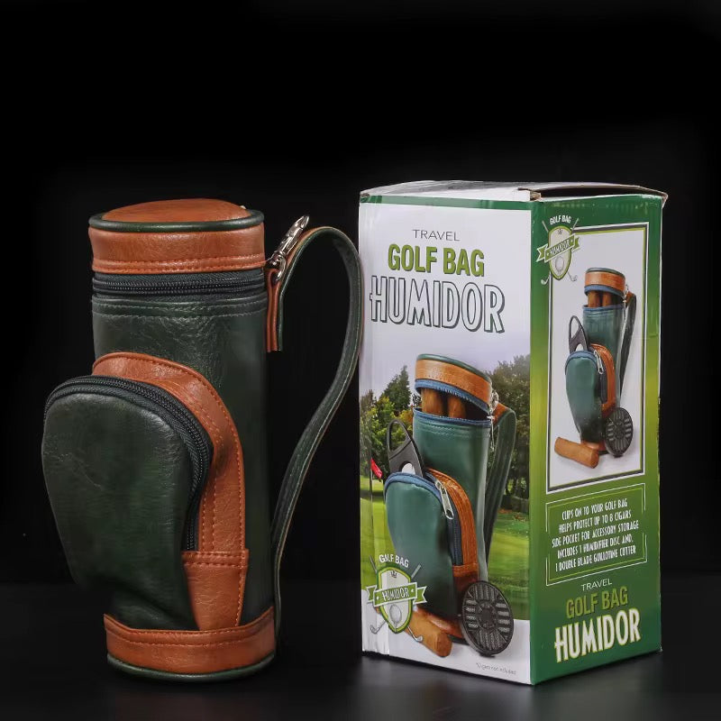 Linkswell Golf Bag Cigar Humidor